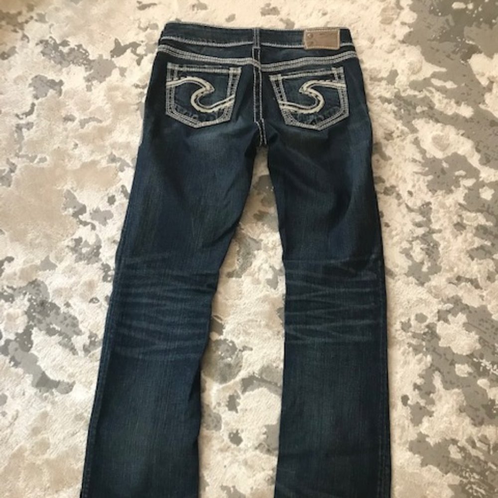 Silver Suki Jeans Size 28W/33L